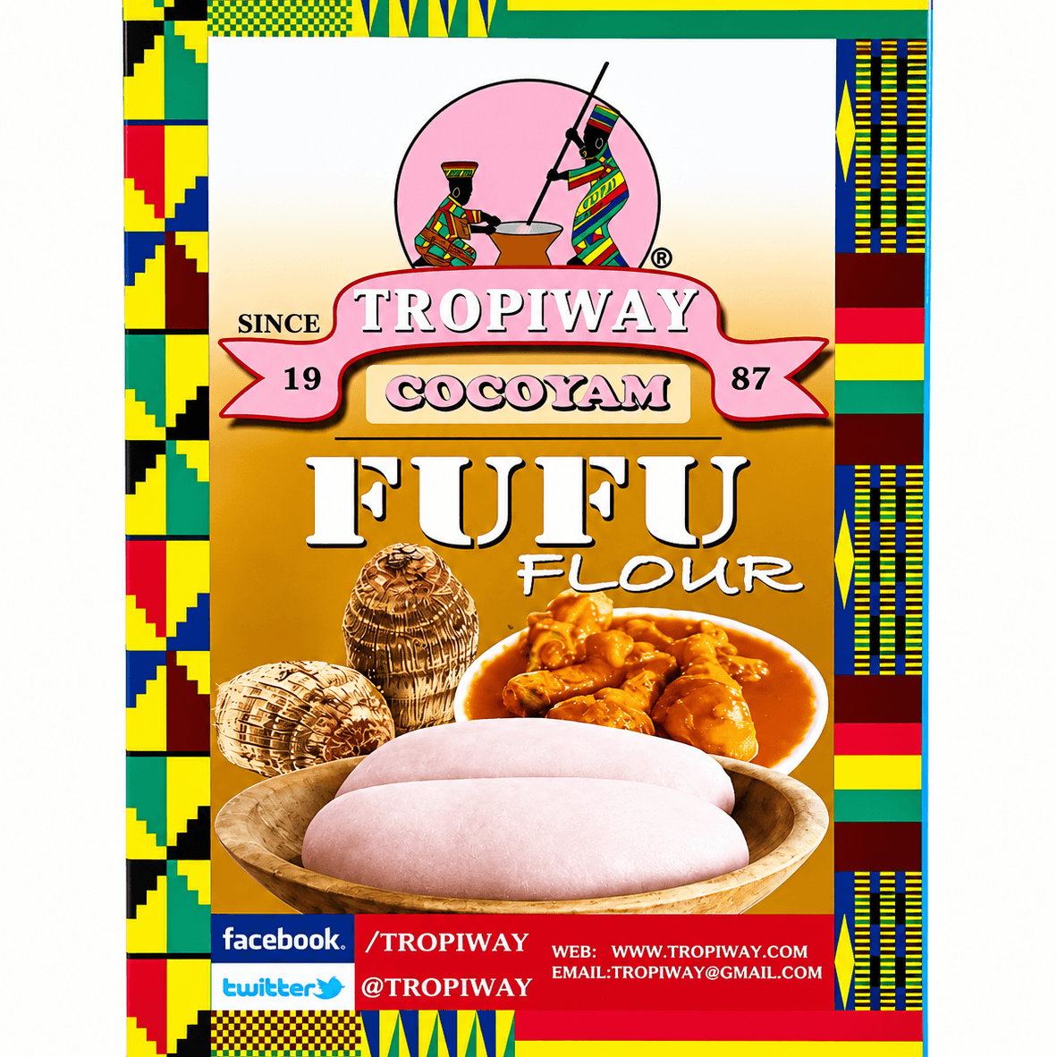 Tropiway Cocoyam Fufu