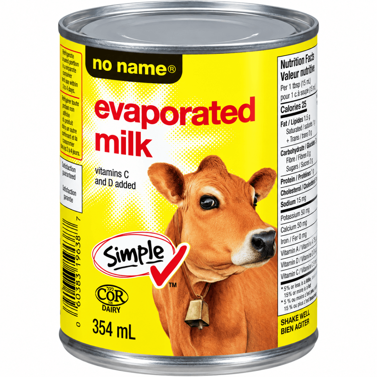 No name Evaporated Milk